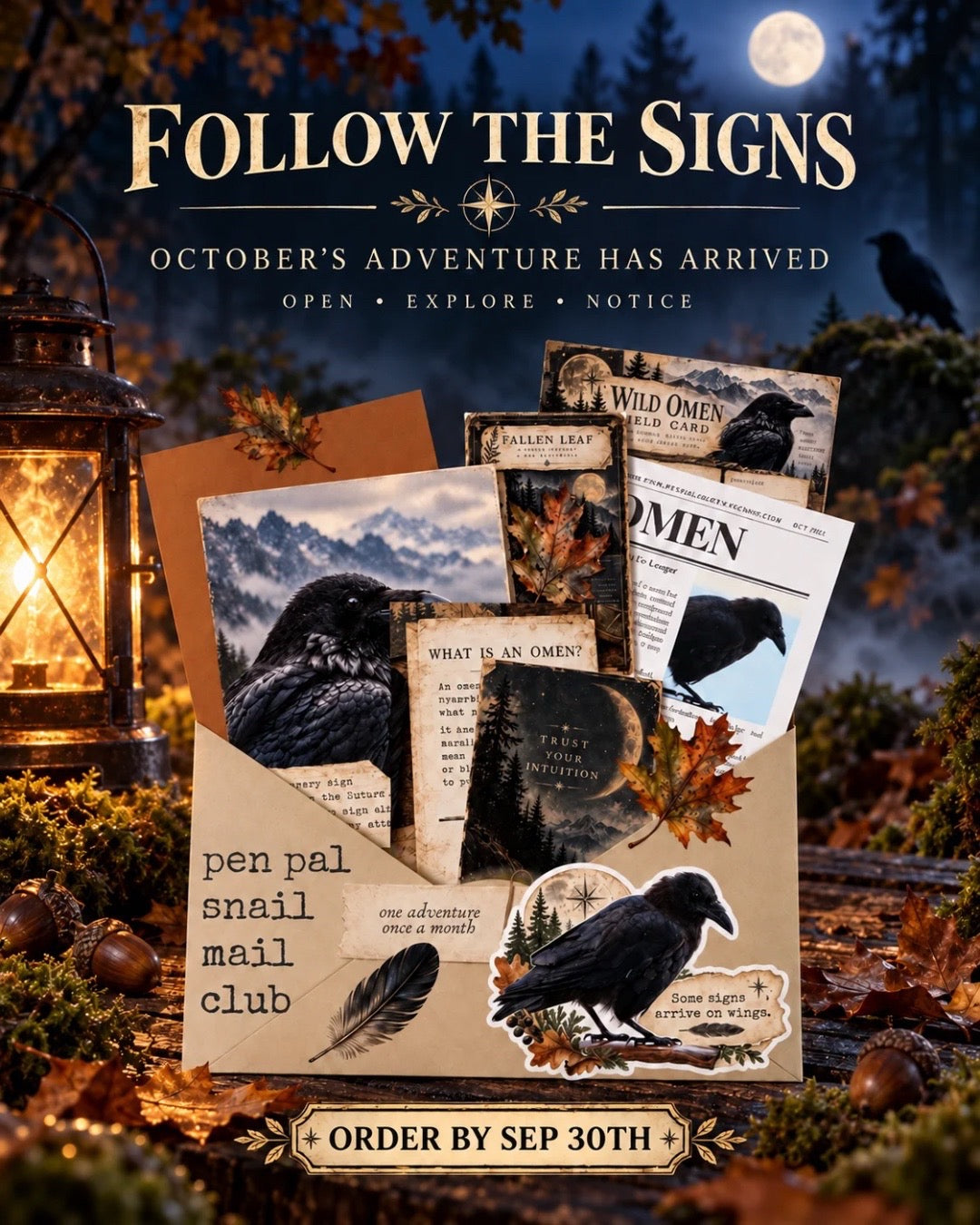 Snail Mail Club | ARCHIVE October 2026 - Full Kit with Pen Pal Book