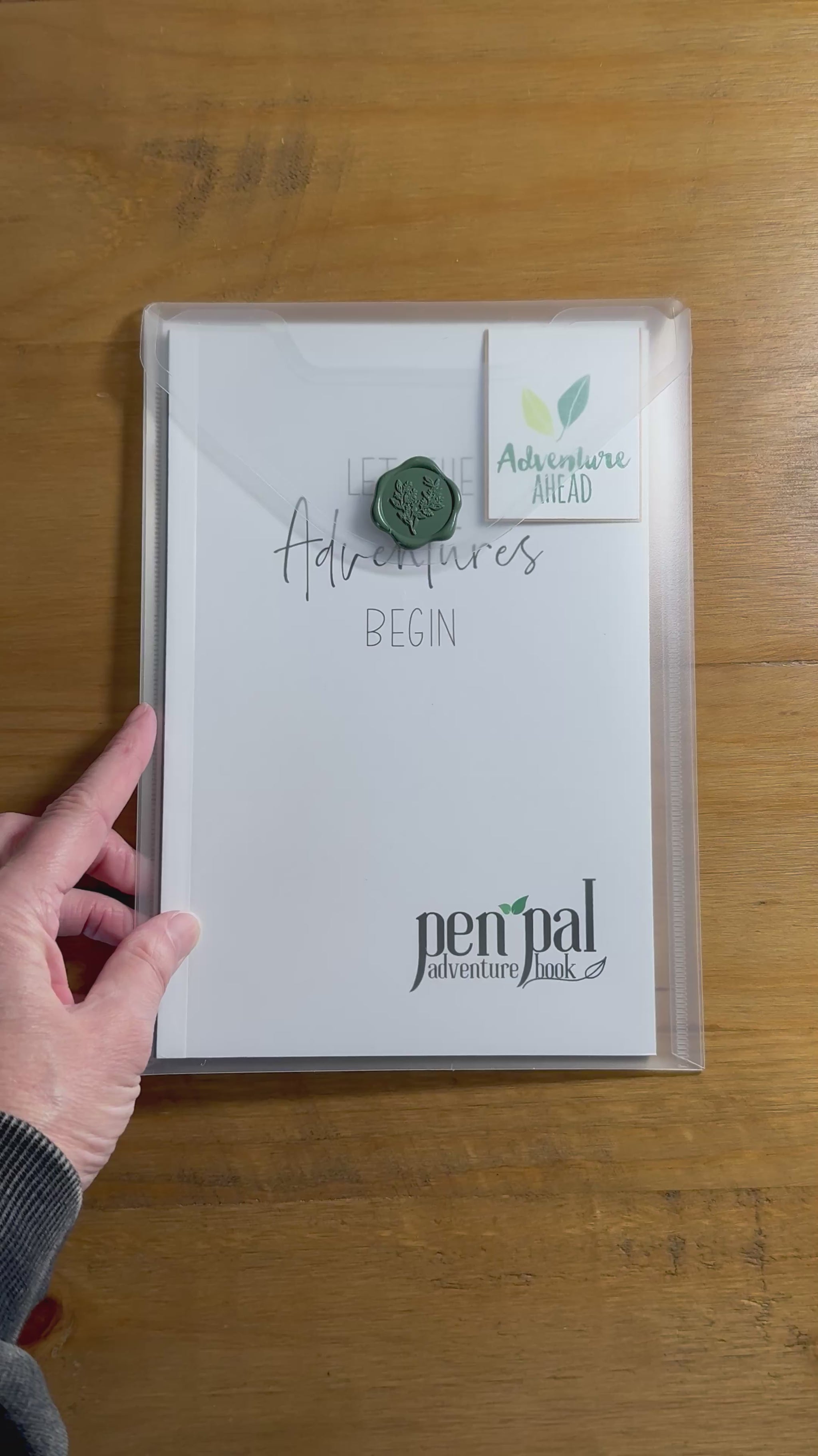 Pen Pal Book with Adventure Sticker Set Video
