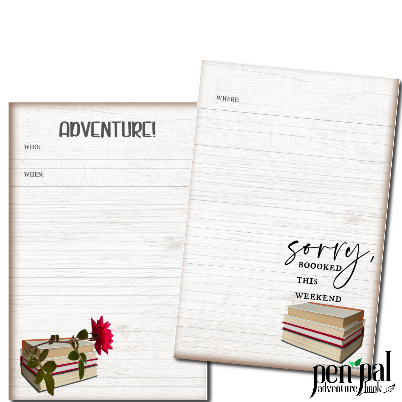 instant-download-booked-this-weekend-journal-layout-pen-pal-adventure-pen-pal-adventure-book for Free Printable Pen Pal Paper Instant Download-Booked this Weekend Journal Layout-Pen Pal Adventure – Pen Pal Adventure Book for Free Printable Pen Pal Paper