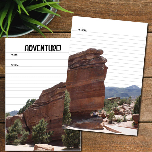 Instant Download-Colorado Garden of the Gods-Pen Pal Adventure Book Coordinating Printables