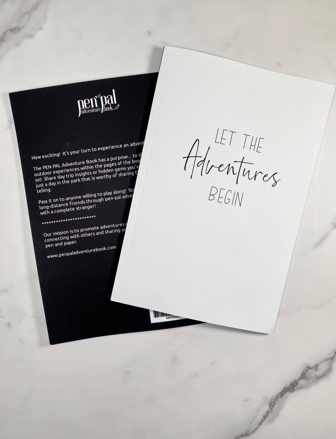 Pen Pal Adventure Book - The Original Paperback Travel Journal for Sharing with a Pen Pal
