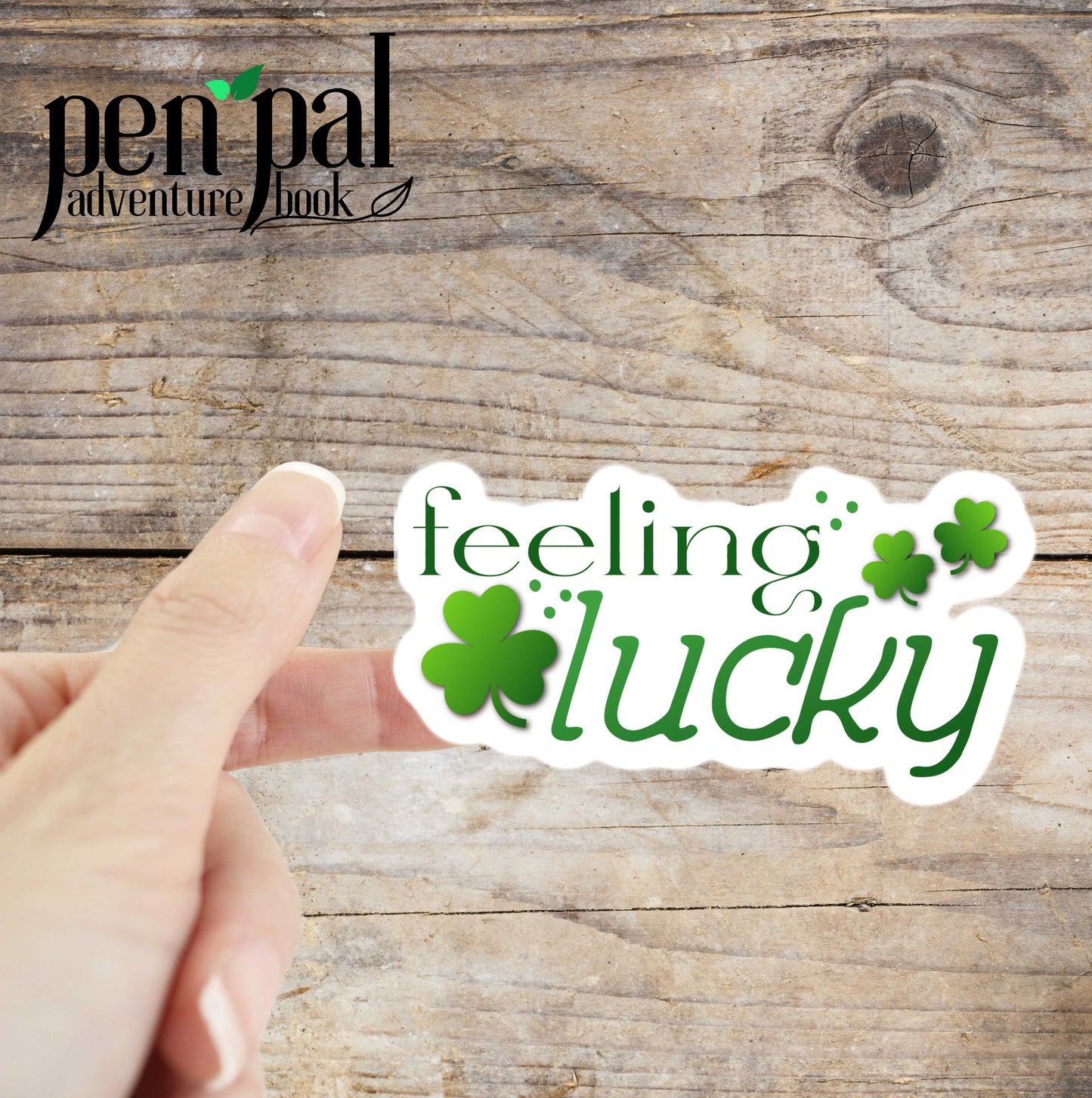 Instant Download-Feeling Lucky Clover Journal Layout-Pen Pal Adventure Book Coordinating Printables
